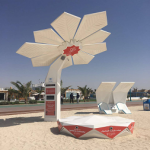 نخل‌های دوبی هوشمند و خورشیدی می‌شوند+ عکس